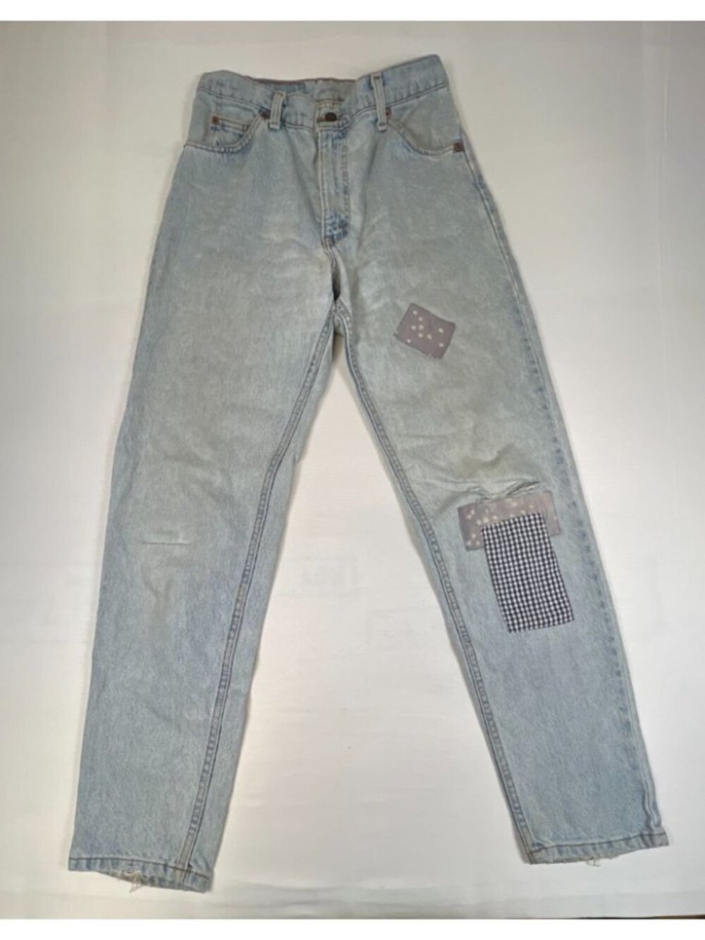Vintage Levi's 550 Relaxed Fit Mens Jeans 30x32 Patchwork Denim Straight Leg